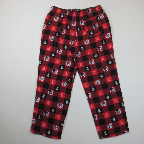 Buc-ee's Pj's Pants Unisex Size Small Red Plaid Christmas Holiday Pajama Bottoms - Picture 4 of 9